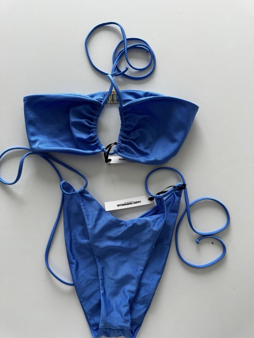 Hard Swimwear Women’s Hard Swimwear blue bikini set Medium